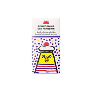 Mini tablette noir & éclats de noisettes