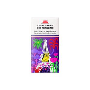 Mini tablette noir & éclats de fèves