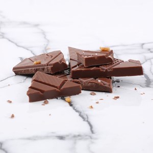 Mini tablette lait, caramel & sel