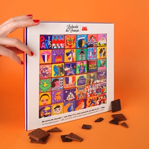 Coffret de 36 carrés de chocolat