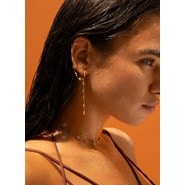 Boucles d'oreilles pendantes 'Hortus' - Argent 925 - Seconde nature