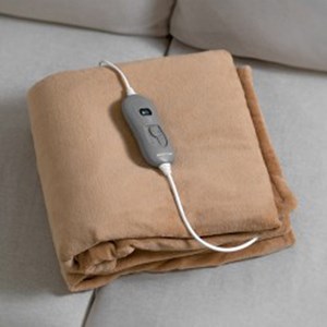 Couverture électrique chauffante 180x130 Beige
