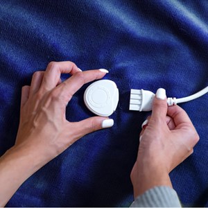 Couverture électrique chauffante 180x130 Bleu