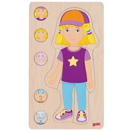 Puzzle corps humain, fille