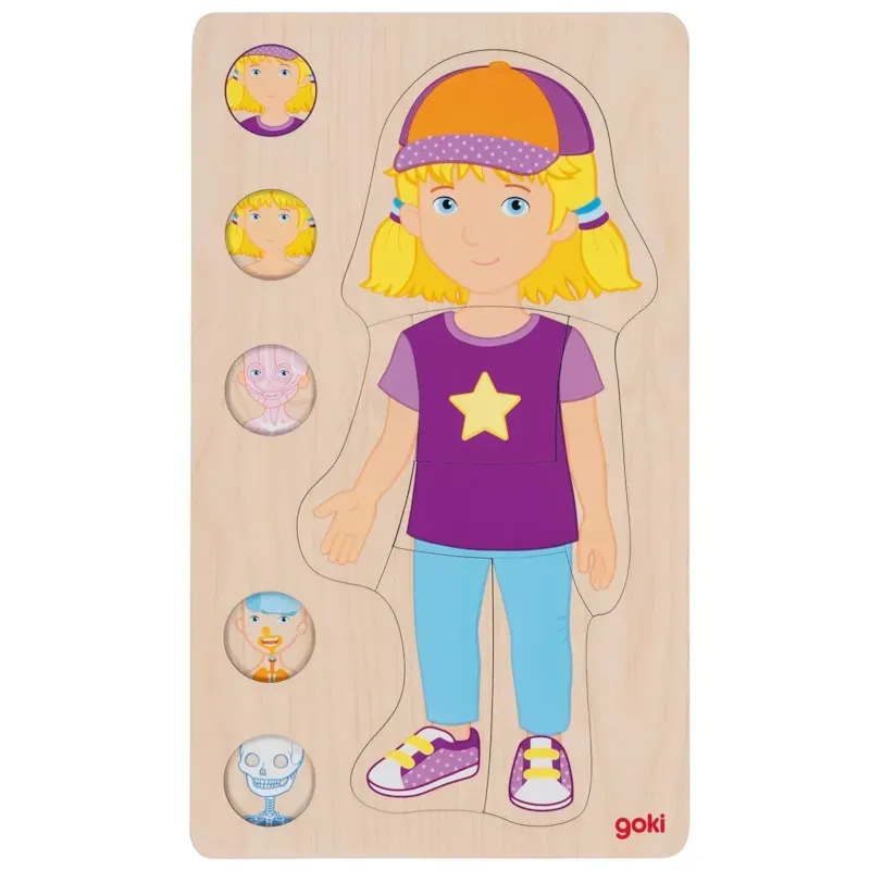 Puzzle corps humain, fille