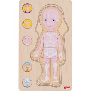 Puzzle corps humain, fille