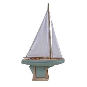 Voilier le beajour vert d'eau 40cm