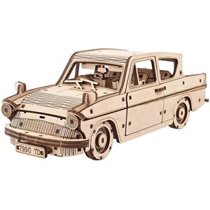 Voiture volante anglia puzzle 3d bois