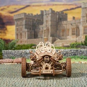 Ugr-s à trois roues puzzle 3d bois