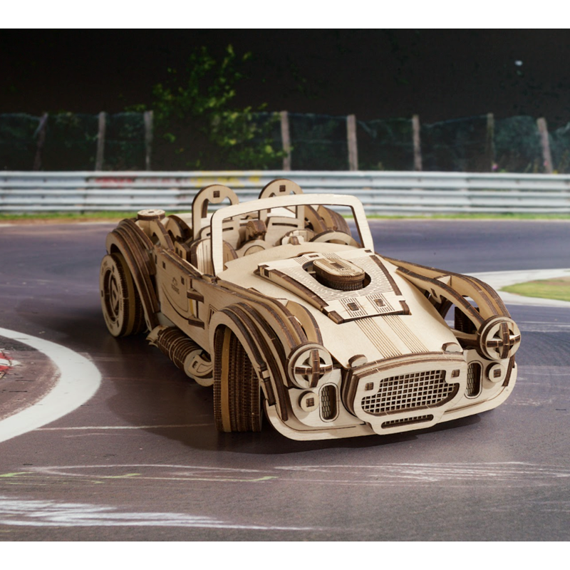 Voiture cobra drift puzzle 3d bois