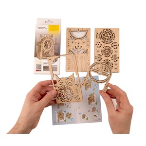 Puzzle 3d réveil vintage