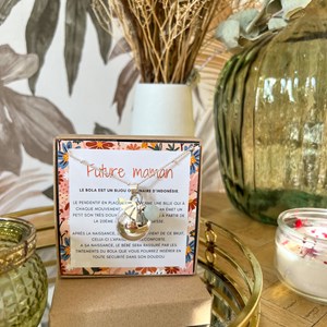 Bola de grossesse argent amazonite