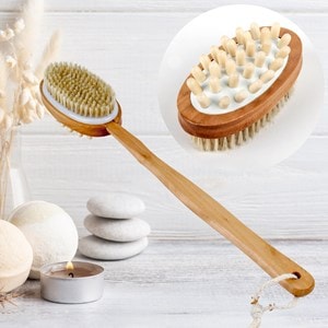 Dualsense brosse de bain à double usage