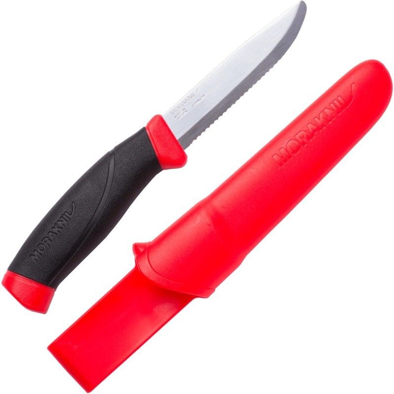 Morakniv - Couteau de survie mora companion rescue srt safe rouge