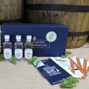 Coffret dégustation rhum bio du monde