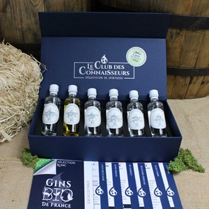 Coffret dégustation gin bio de france