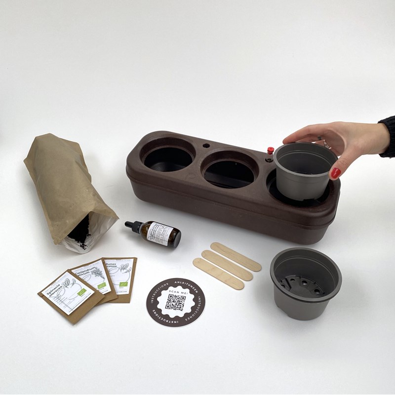 The Urban Permaculture - Potager d'intérieur - kit bio 3 laitues