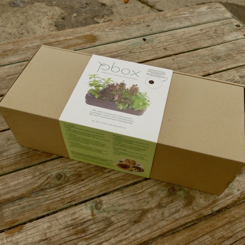 The Urban Permaculture - Kit potager urbain bio- laitue, aromates