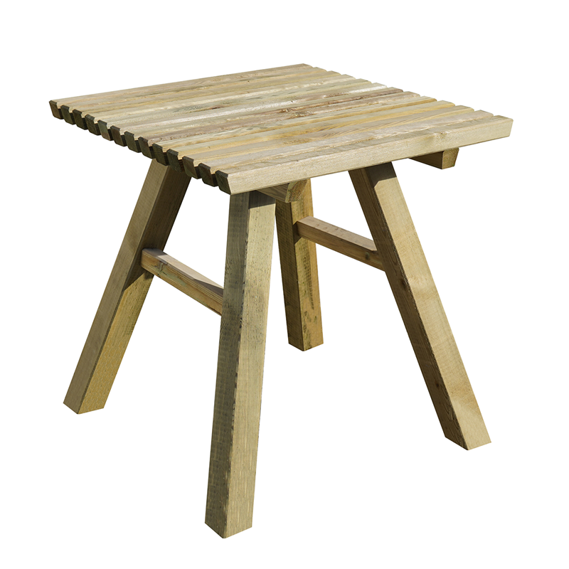 Jardipolys - Table carrée karel - 2 personnes