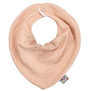 Bavoir bandana en lin pêche dès la