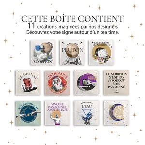 Coffret de thé bio - scorpion