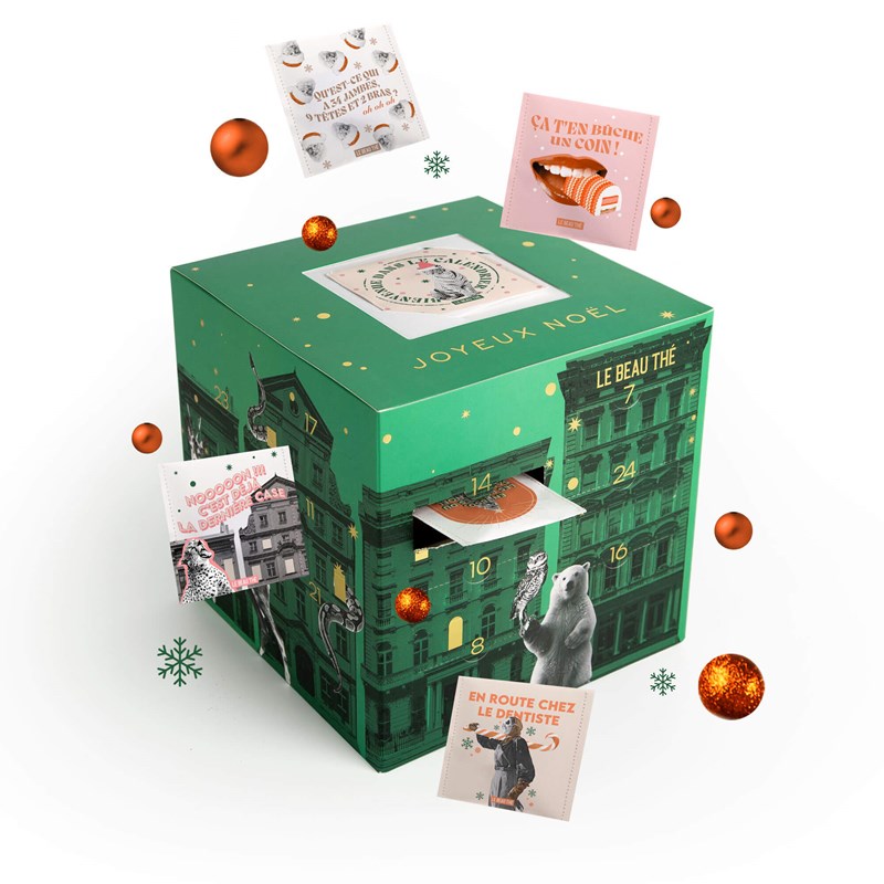 Le Beau Thé - Calendrier de l'avent de thés cube bio