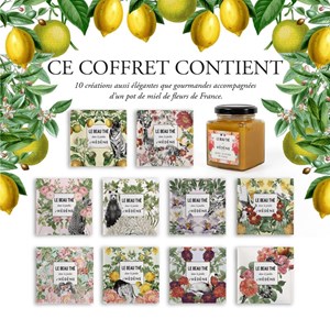 Coffret duo thés et miel bio