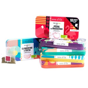Thé noir bio en sachets clémentine de c