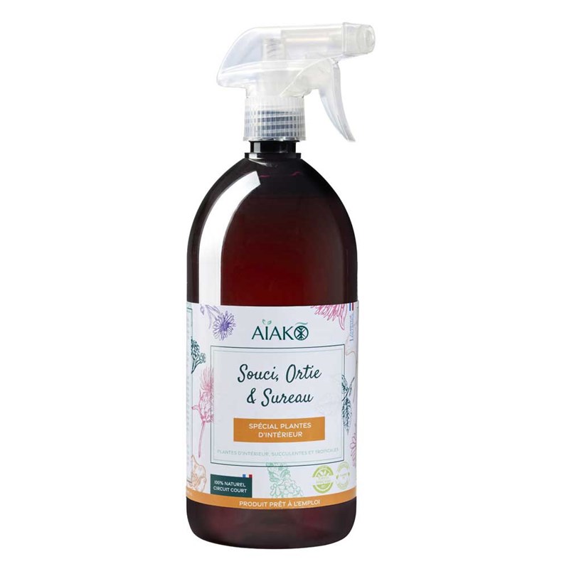Aiako - Spray plantes d'intérieur 1 l
