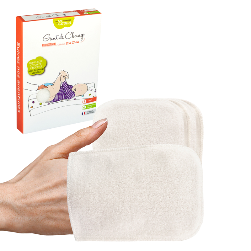 Les Tendances d'Emma - 5 gants de change eucalyptus