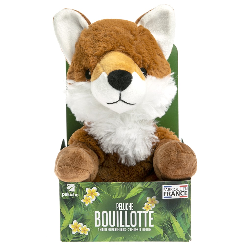Peluche Bouillotte Hibou Pelucho - Lavande Et Blé, Fabriqué En France, Micro-ondable, Pour Bébé Et Adultes