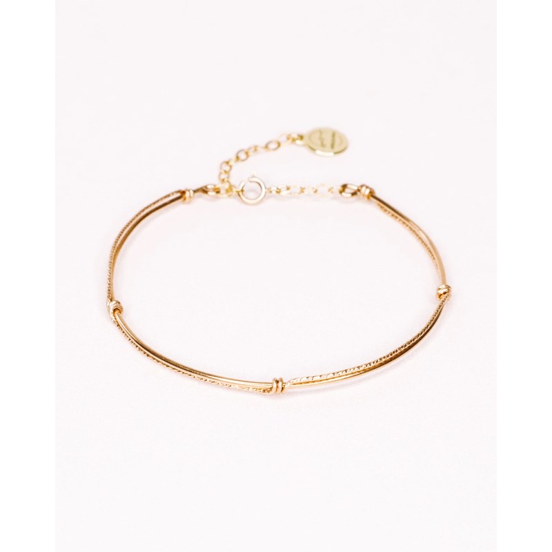 Axelle Joly - Bracelet jonc lyre - or
