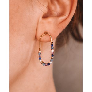 Boucles cassiopée - or