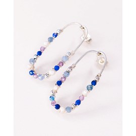 Boucles cassiopée - argent