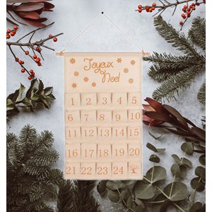 Calendrier de l'avent réutilisable