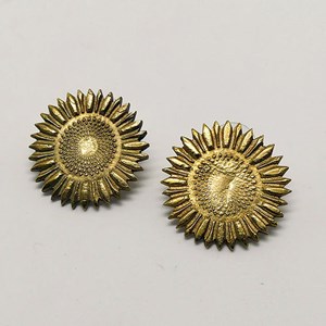 Boucle d'oreilles tournesol