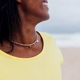 Collier resilience pierre de lune