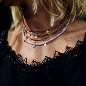 Collier resilience pierre de lune