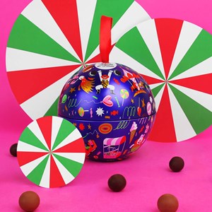 Boule de noël chocolat