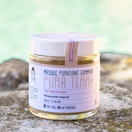 Masque bio purifiant gommant pura terra