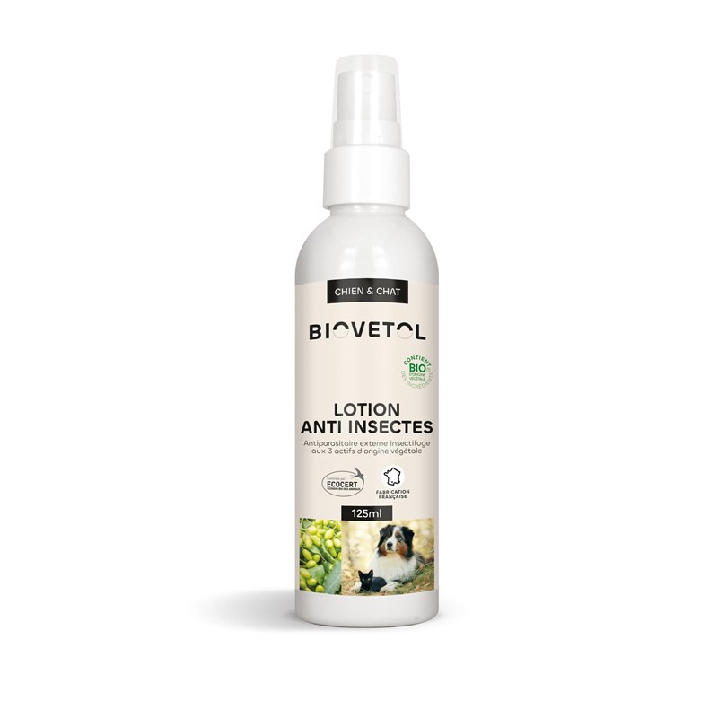 Biovetol - Lotion anti-insectes bio - 125ml