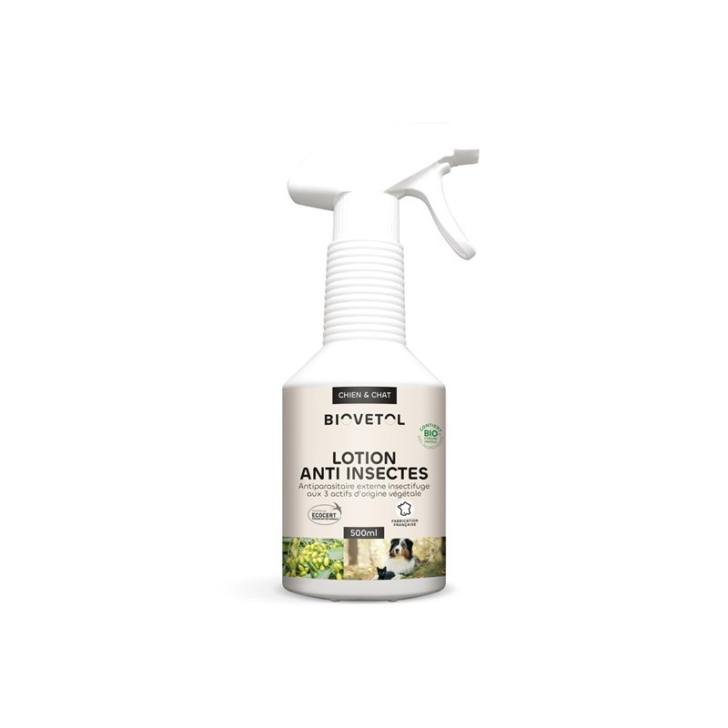 Biovetol - Lotion anti-insectes bio - 240ml