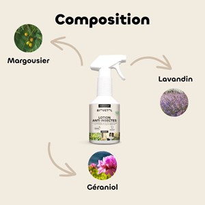 Lotion anti-insectes bio  - 240ml