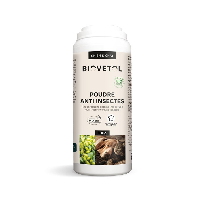 Biovetol - Poudre anti-insectes bio - 100g