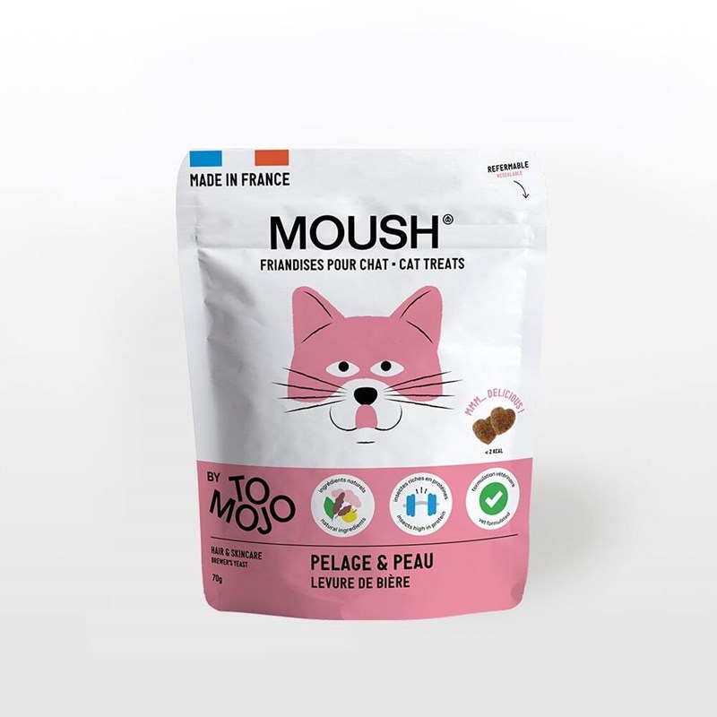 Tomojo - Moush friandise chat pelage et peau