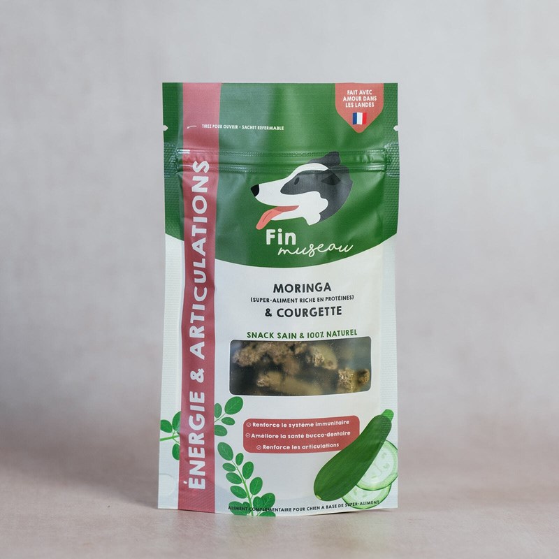 Fin Museau - Friandise pour chien moringa & courgette