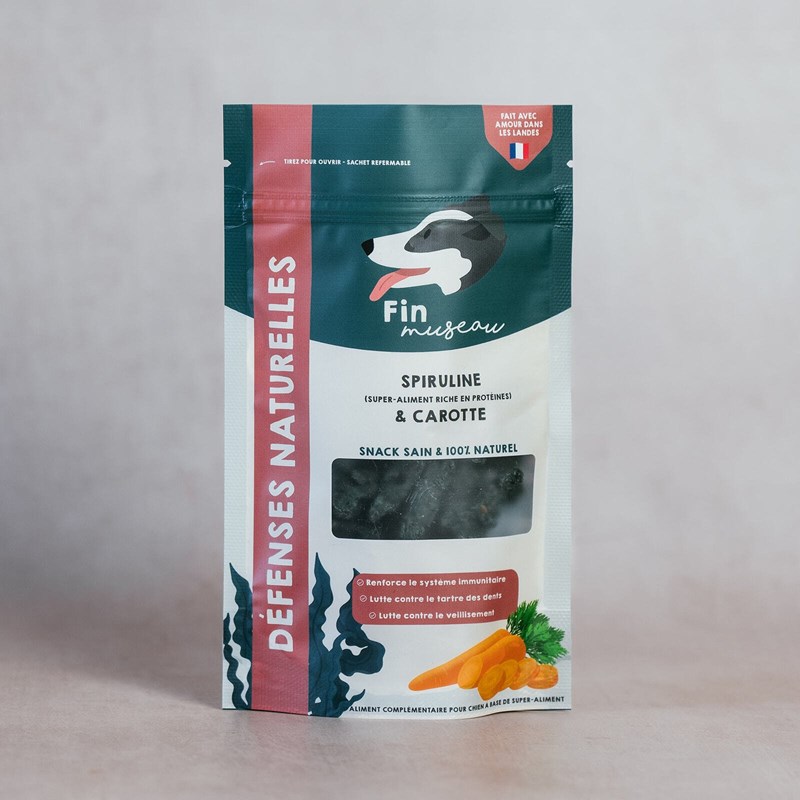 Fin Museau - Friandise pour chien spiruline & carotte