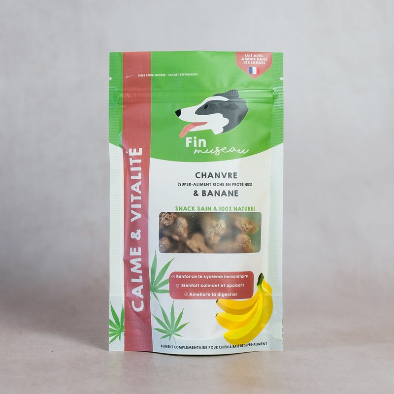 Fin Museau - Friandise pour chien chanvre & banane