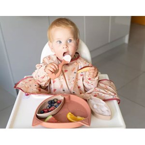 Assiette à compartiments ventousée