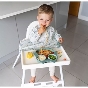 Assiette à compartiments ventousée